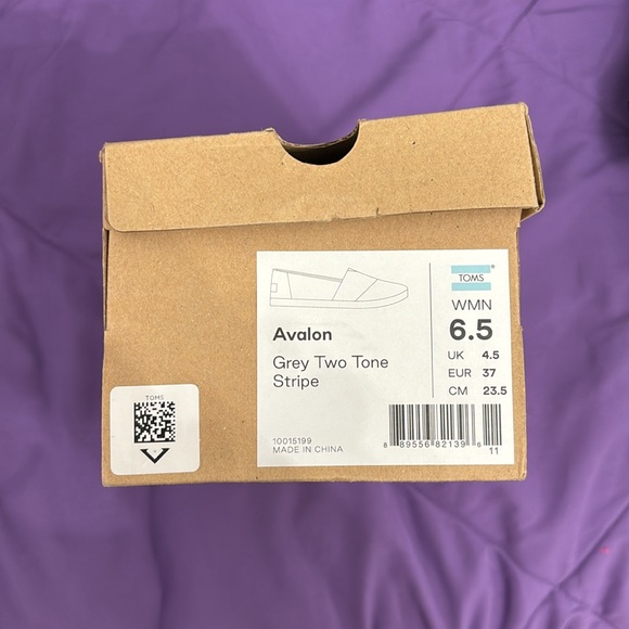 Toms Avalon Grey Two Tone shoes - Picture 2 of 4